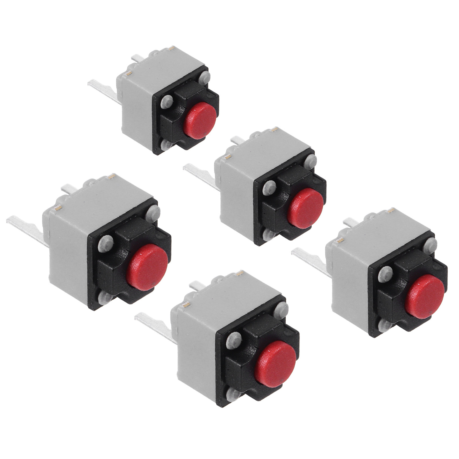 Diy With Electronics - 5Pcs Silent Micro Switch 6x6x7.3mm Ultra