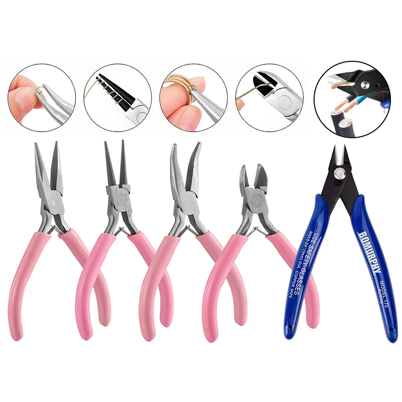 Diy Electronics Gadget - 170 Electronic Diagonal Pliers Kit Carbon