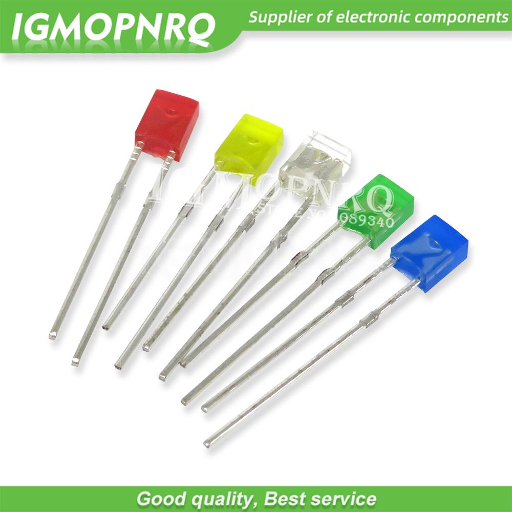 Diy Electronics Gadget - 100PCS 2X3X4 2X5X7 square LED 234