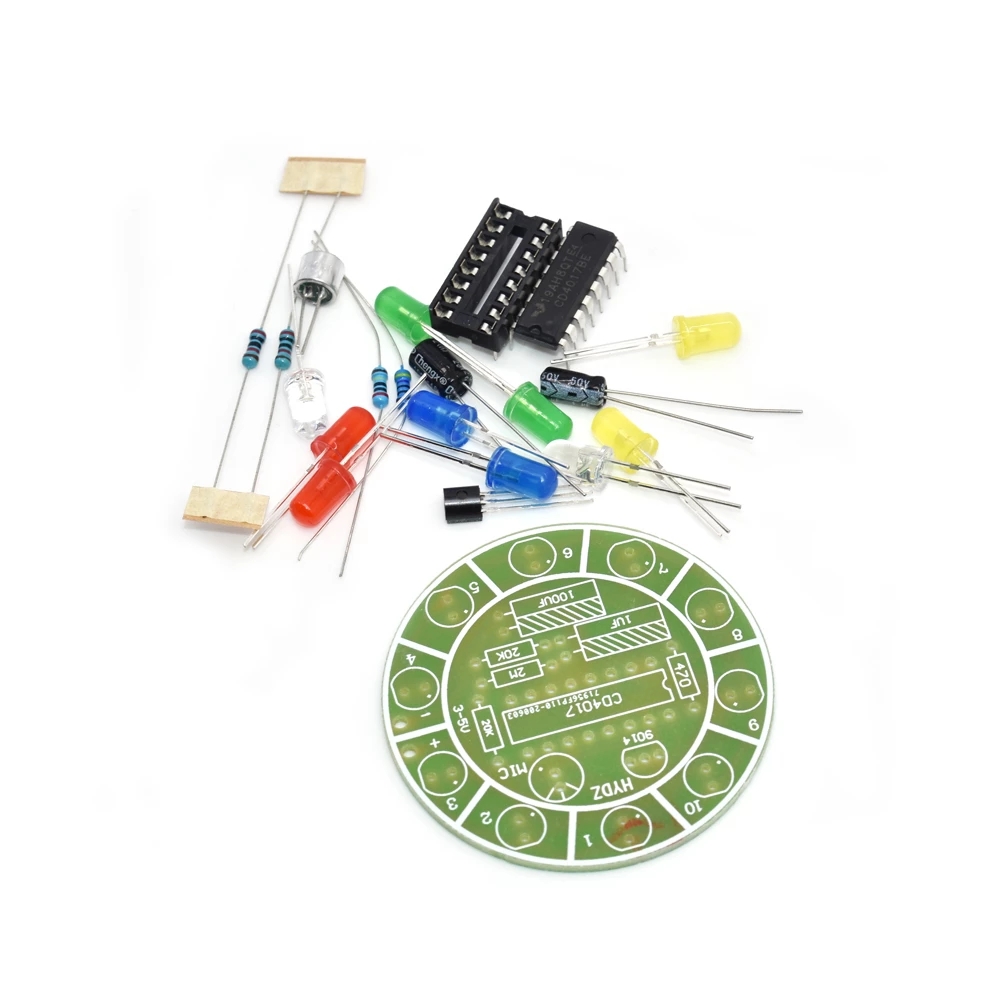 CD4017 colorful voice control  - Diy Electronics Gadget recension och pris