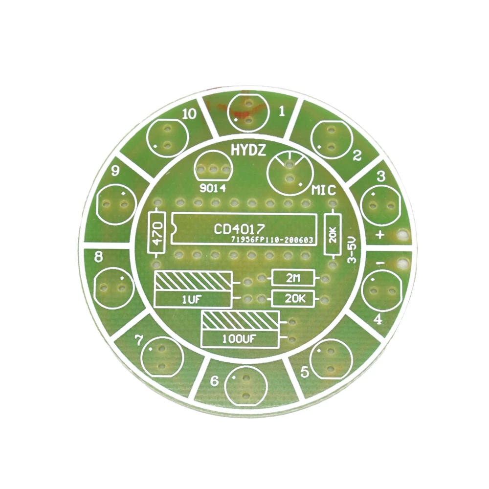 CD4017 colorful voice control  - Diy Electronics Gadget recension och pris