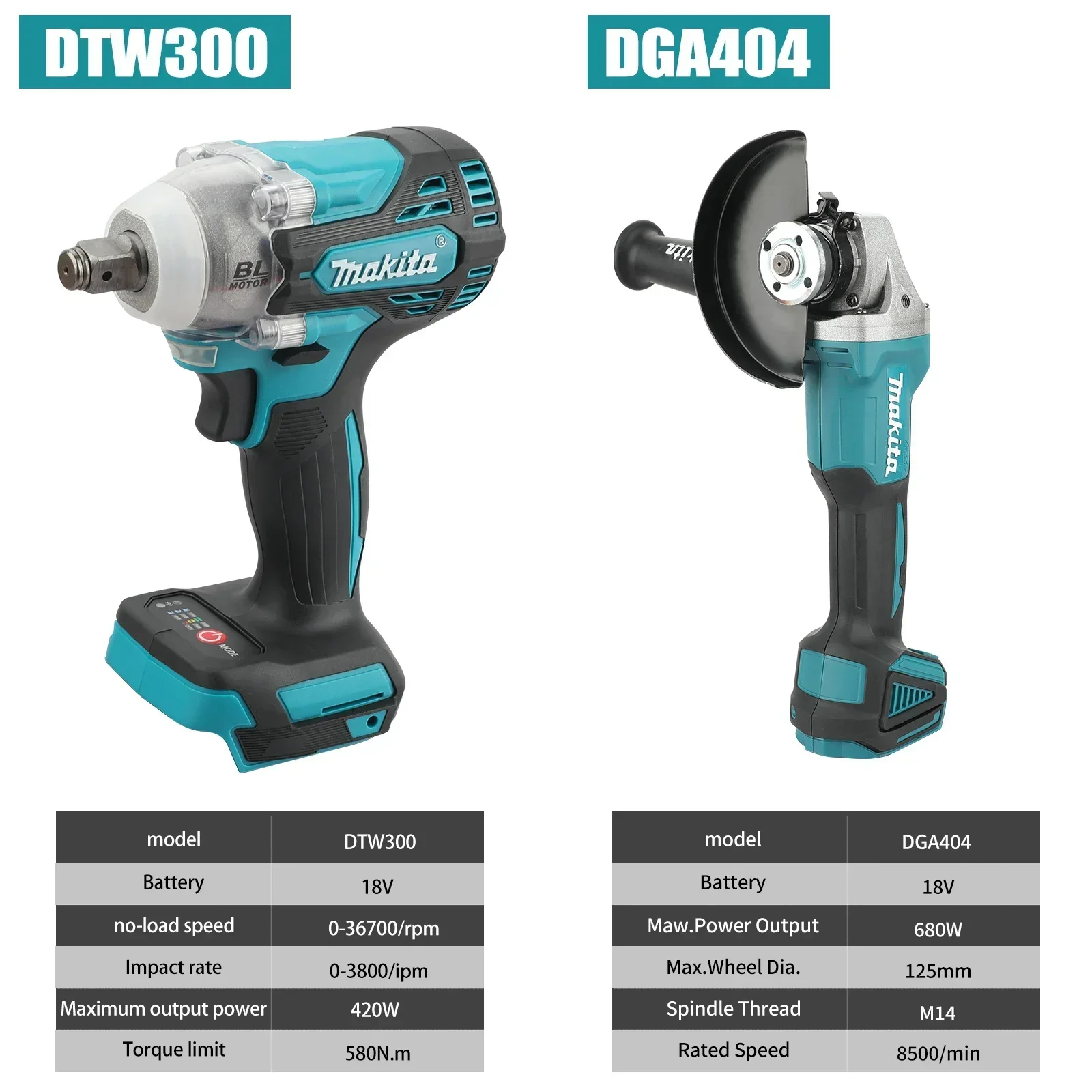 Makita DTW300 Or DGA404 Combo: - Makita Drill Dtw300 recension och pris