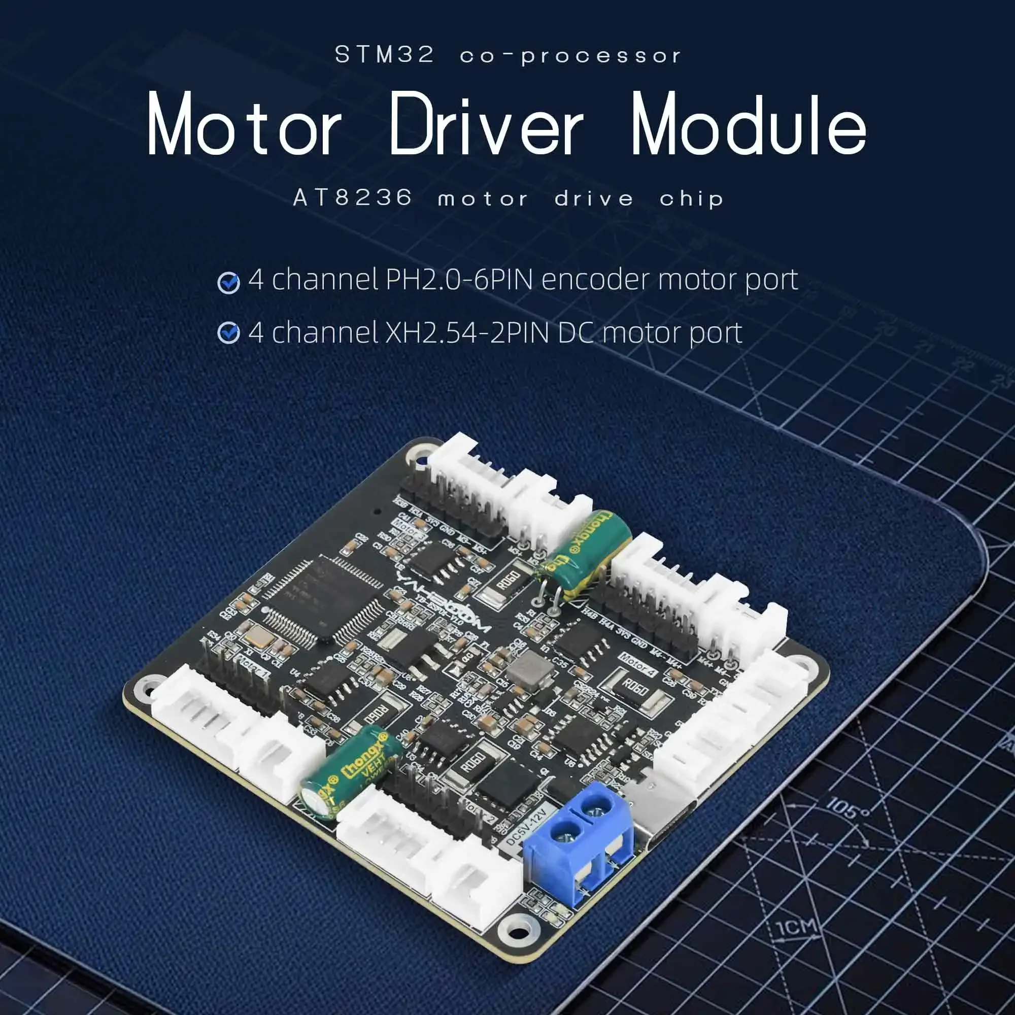 Yahboom 4-Channel Encoder Moto - Diy With Electronics recension och pris