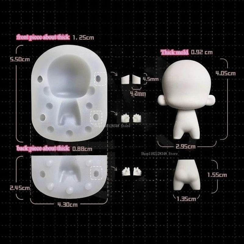 Q Version Body Model Silicone  - Diy Q recension och pris