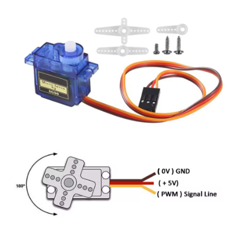 1-10PCS SG90 9G Micro Digital  - Servo Motor Sg90 recension och pris