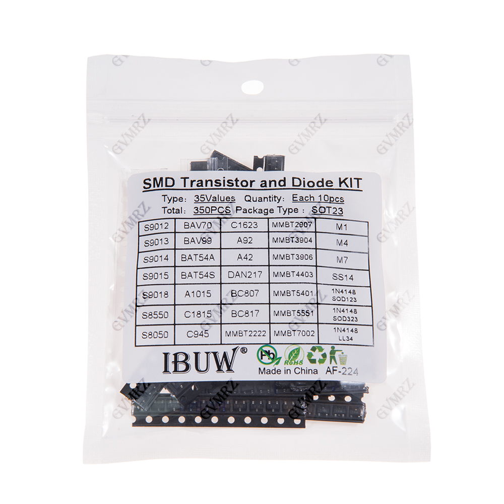 350PCS 35Values SMD Transistor - Diy Electronics Gadget recension och pris