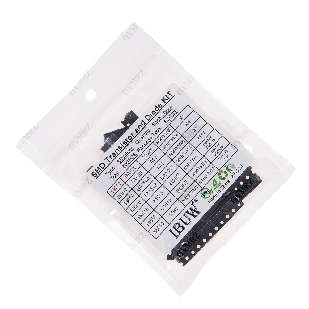 350PCS 35Values SMD Transistor - Diy Electronics Gadget recension och pris