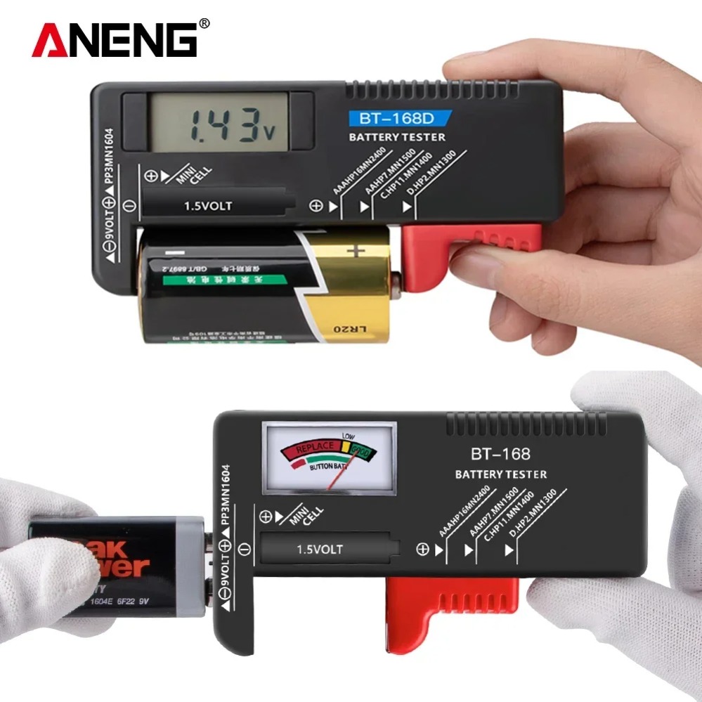 Battery Tester ANENG BT-168/ B - Diy Electronics Test Equipment recension och pris