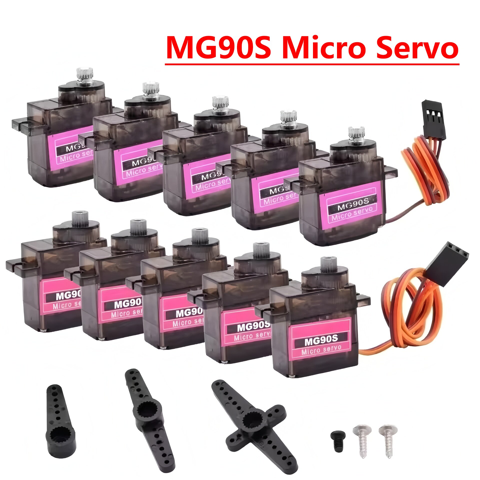 4/5/10/20pcs MG90S Micro Servo - Servo Motor Sg90 recension och pris