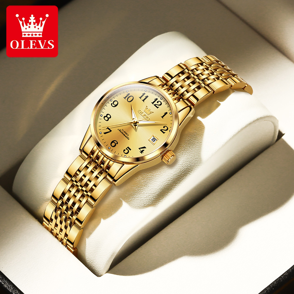 OLEVS 6666 Woman Watch Fashion - Push Button Tactile recension och pris