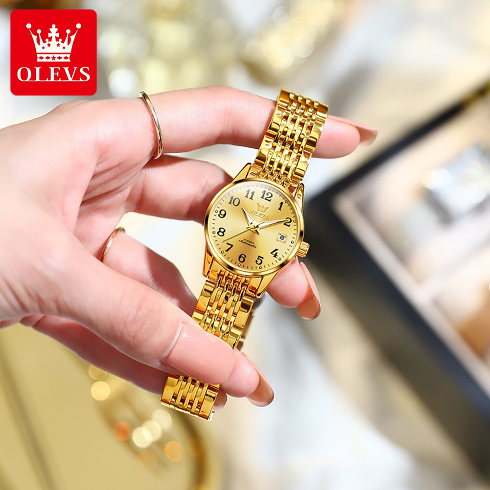 OLEVS 6666 Woman Watch Fashion - Push Button Tactile recension och pris