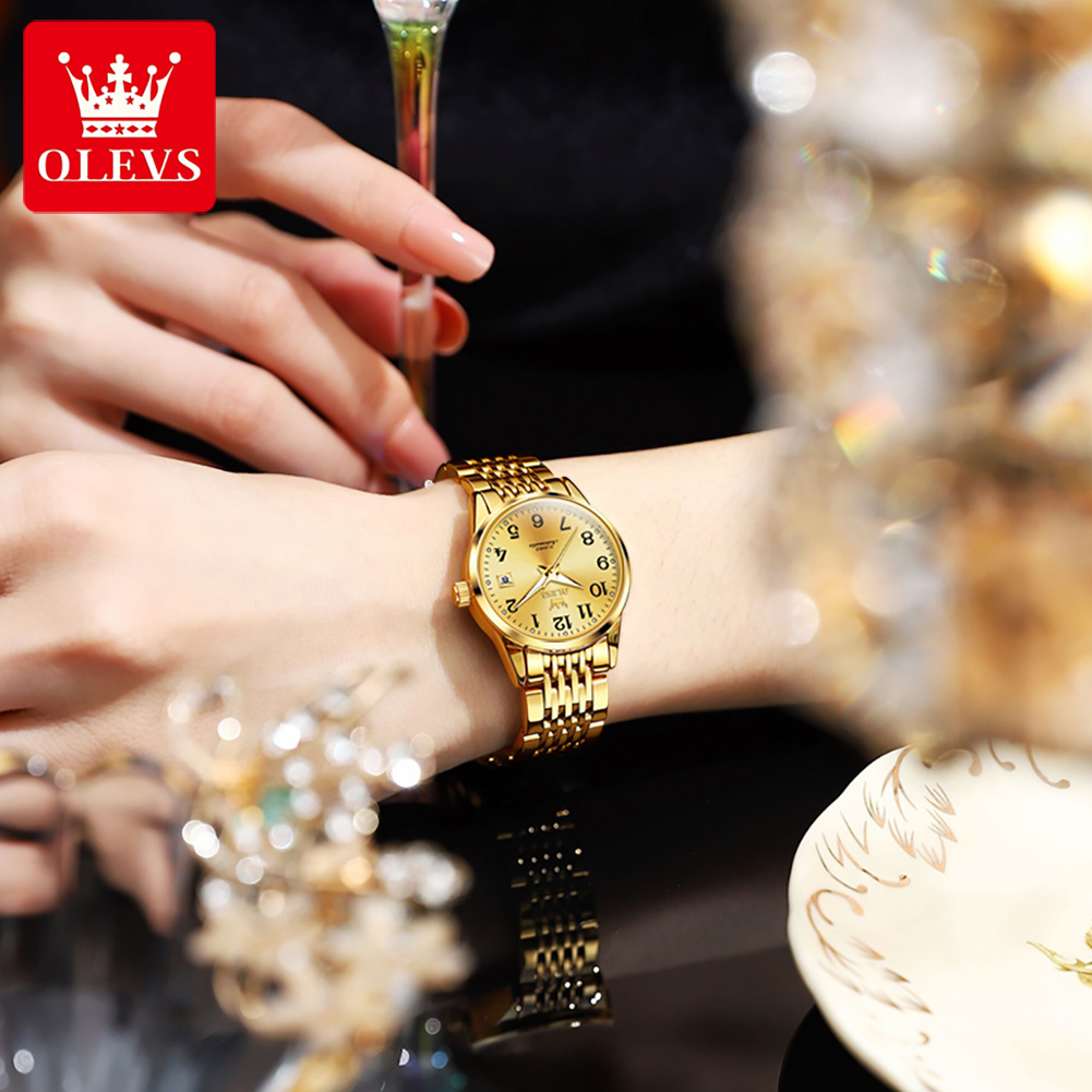 OLEVS 6666 Woman Watch Fashion - Push Button Tactile recension och pris