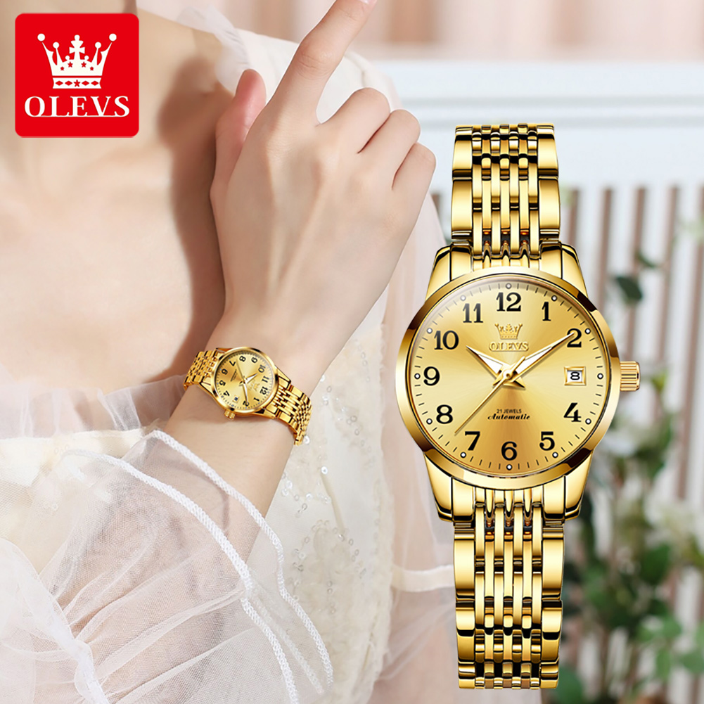 OLEVS 6666 Woman Watch Fashion - Push Button Tactile recension och pris